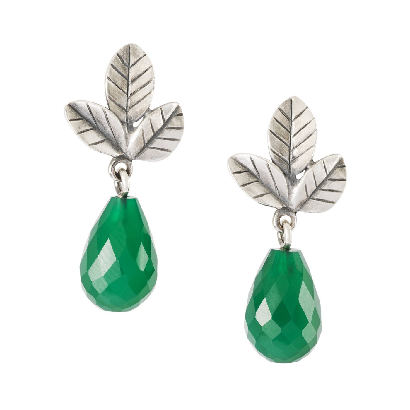 Boucles d'Oreilles Feuilles de Tranquillité